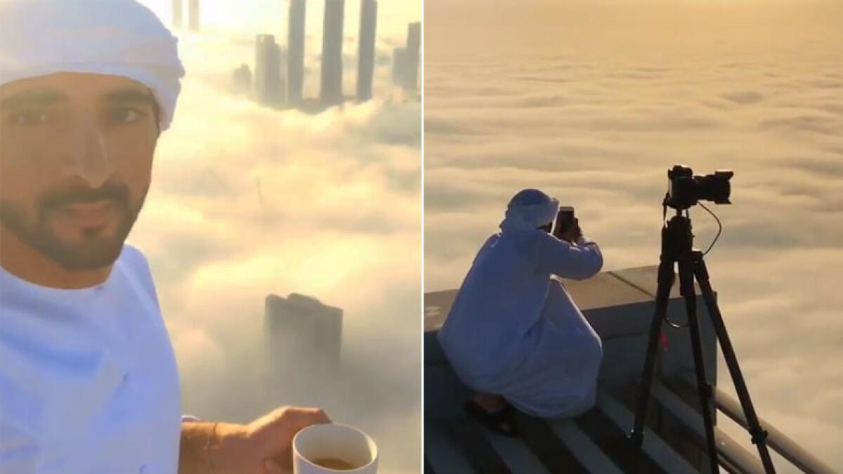Shaikh Hamdan shares stunning footage of foggy Dubai