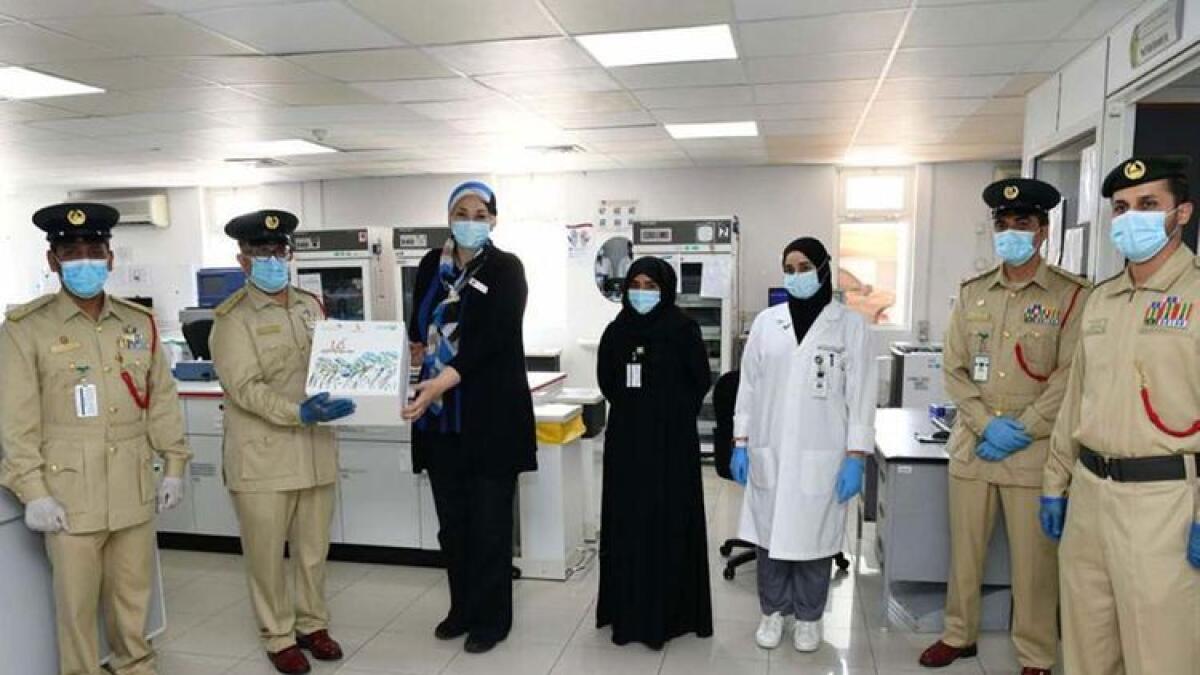 Dubai Police, Dubai Health Authority, 3D-printed, face mask, buckles, coronavirus, Covid-19