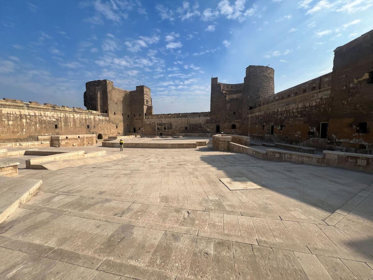 A view of the Al Ramla and Al Haddad towers after their renovation for re-opening to the public, that will increase visitors and numbers of visiting hours for Salah Al Din citadel. — Reuters