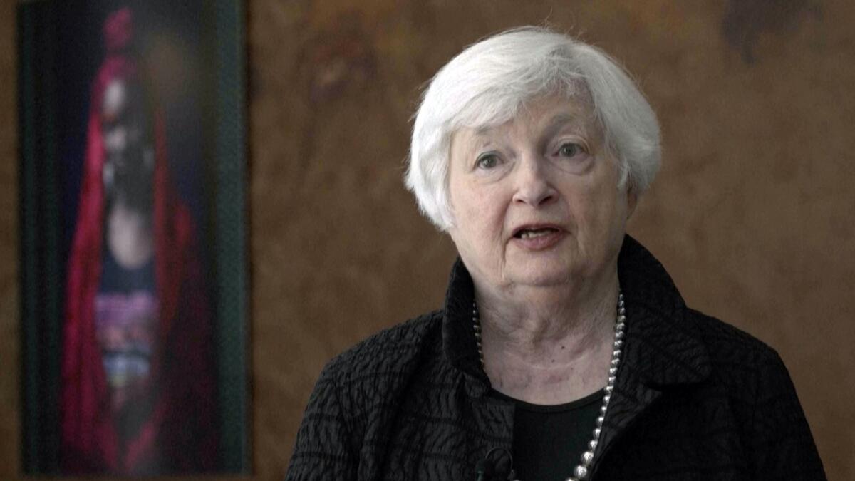 Treasury Secretary Janet Yellen notified Congress in January that her agency was resorting to “extraordinary measures” to avoid default. - AP file