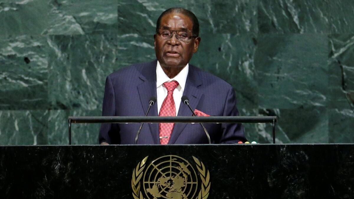Mugabe removed as WHO goodwill envoy after outrage