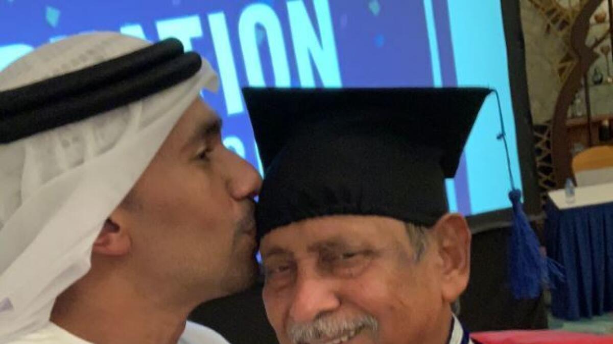 75-year-old Emirati gets masters degree from university in Dubai 
