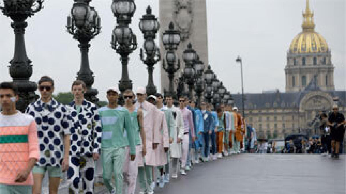 Unexpected turns befall Paris menswear shows