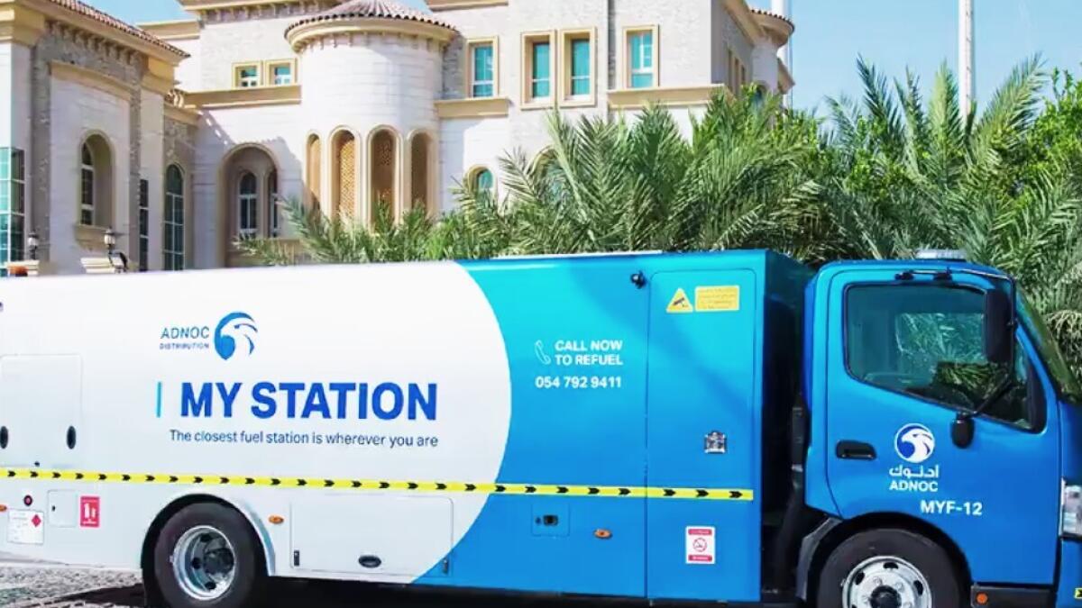 UAE residents, fuel, delivered, homes, Adnoc Distribution, My Station