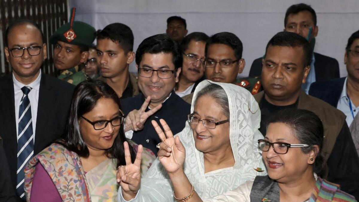Bangladesh polls: Sheikh Hasina wins third straight term as prime minister