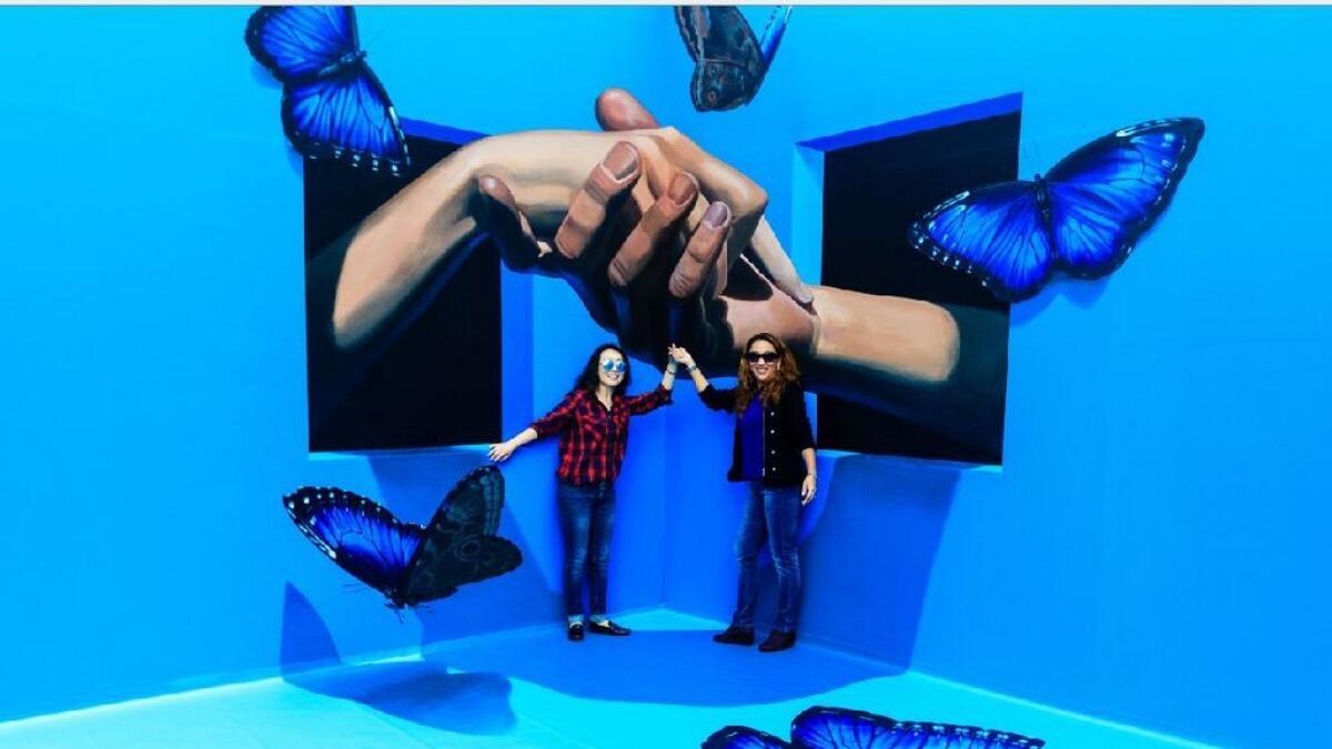 Dubai becomes a canvas for 3D art