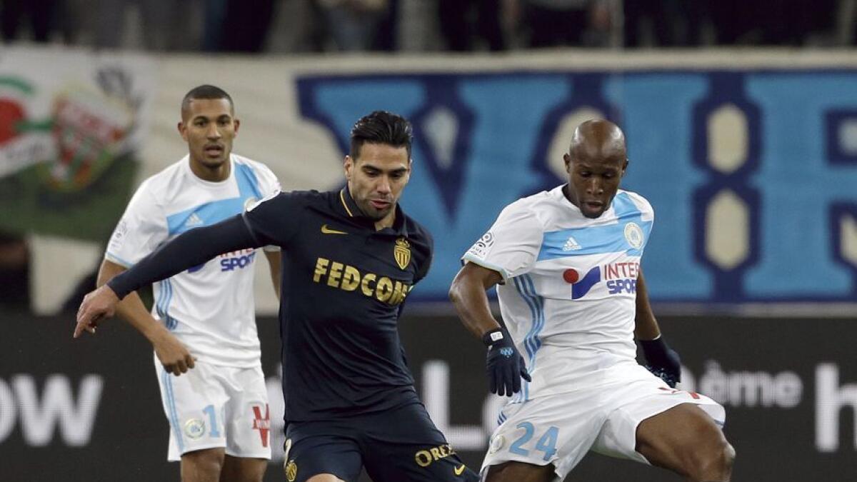 Falcao fires 60-goal Monaco top in Marseille mauling