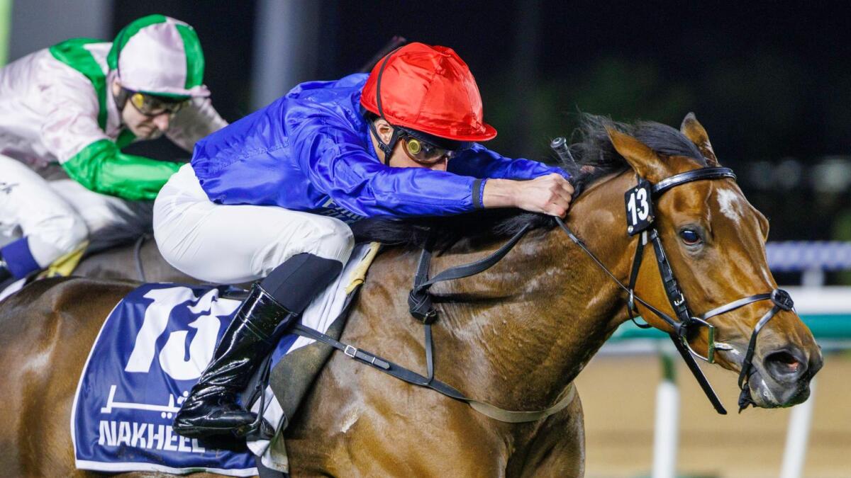 Starlust finished a length behind Star of Mystrey in the Al Wasl Stakes. - Photo DRC