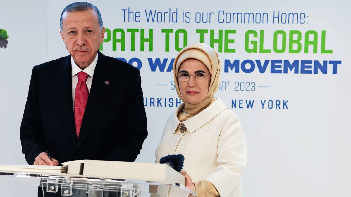 Türkiye's President Recep Tayyip Erdoğan and First Lady Emine Erdoğan invited all friends from different regions, who share the same ideas to sign the Global Zero Waste Goodwill Declaration and become Zero Waste volunteers.