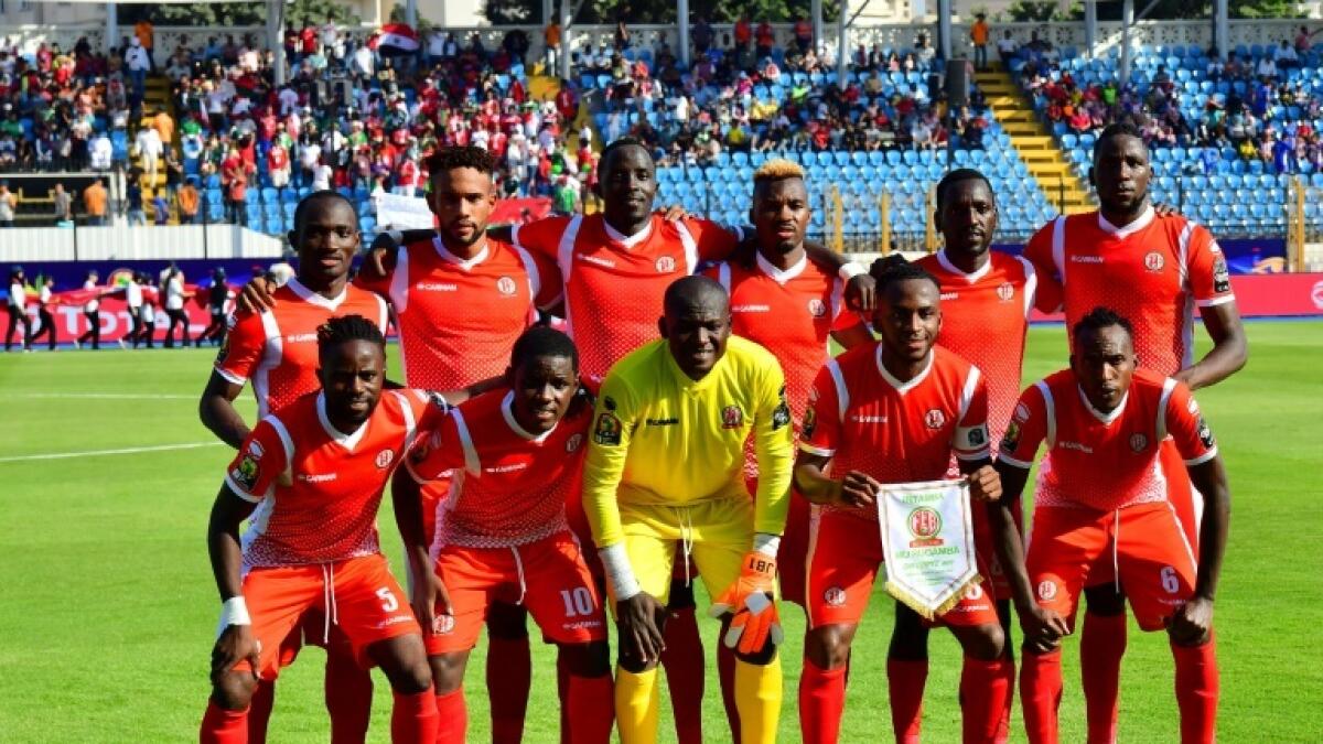 Burundi pose before an Africa Cup of Nations group match against Madagascar in Egypt last June. - AFP file
