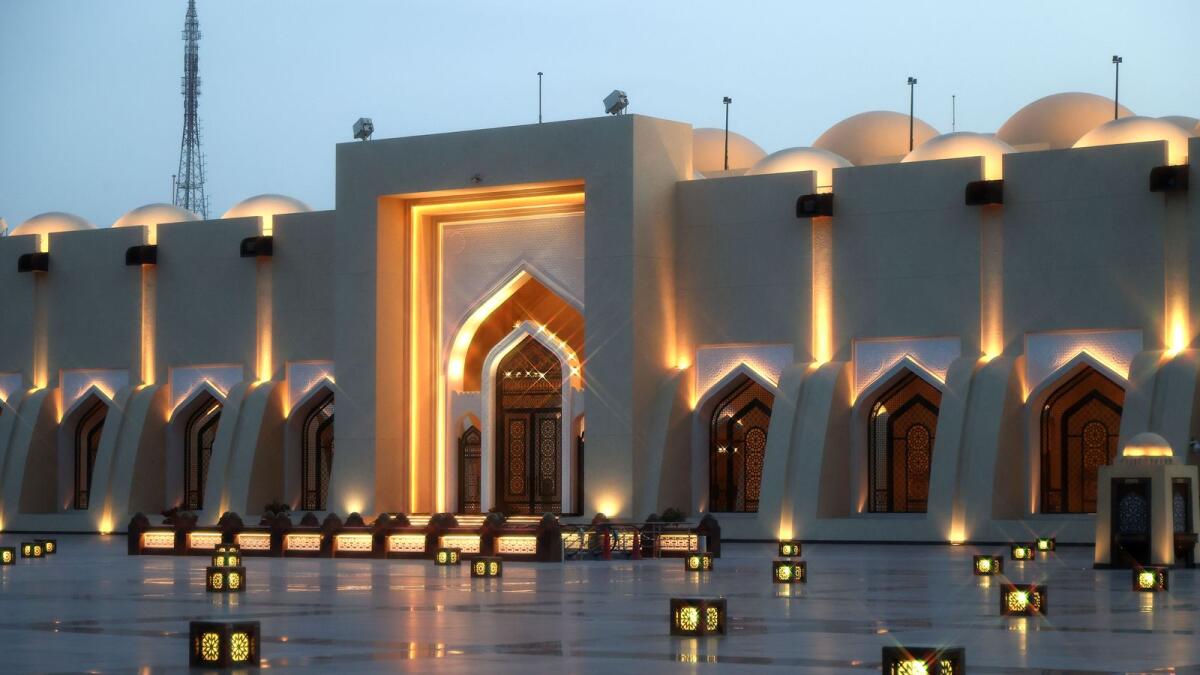 Qatar State Mosque in the capital Doha. — File photo