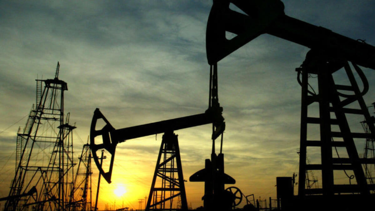 Brent crude was trading down $1.43, or 4 per cent, at $34.63 a barre and West Texas Intermediate (WTI) crude dropped by $1.81, or 5.3 per cent, to $32.11 a barrel. - Reuters