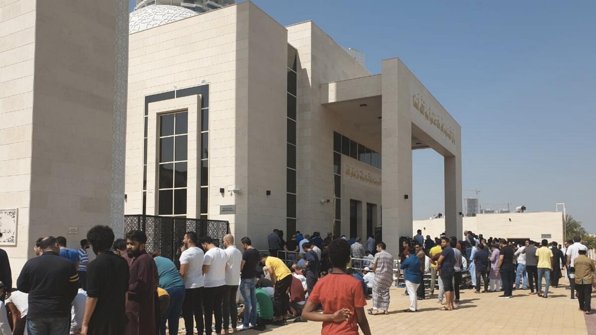 It officially opened earlier this week and on Friday, it hosted its biggest gathering, one of the mosque's cleaning staff told Khaleej Times.