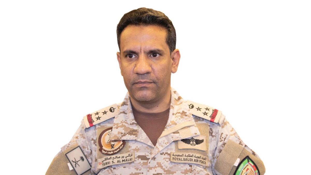 Official spokesman of the coalition Brigadier General Turki Al Malki