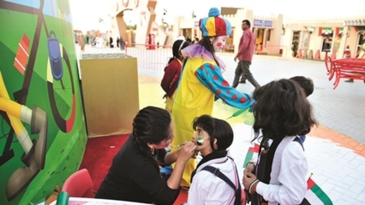 Smurfs and Circus Circus at Global Village