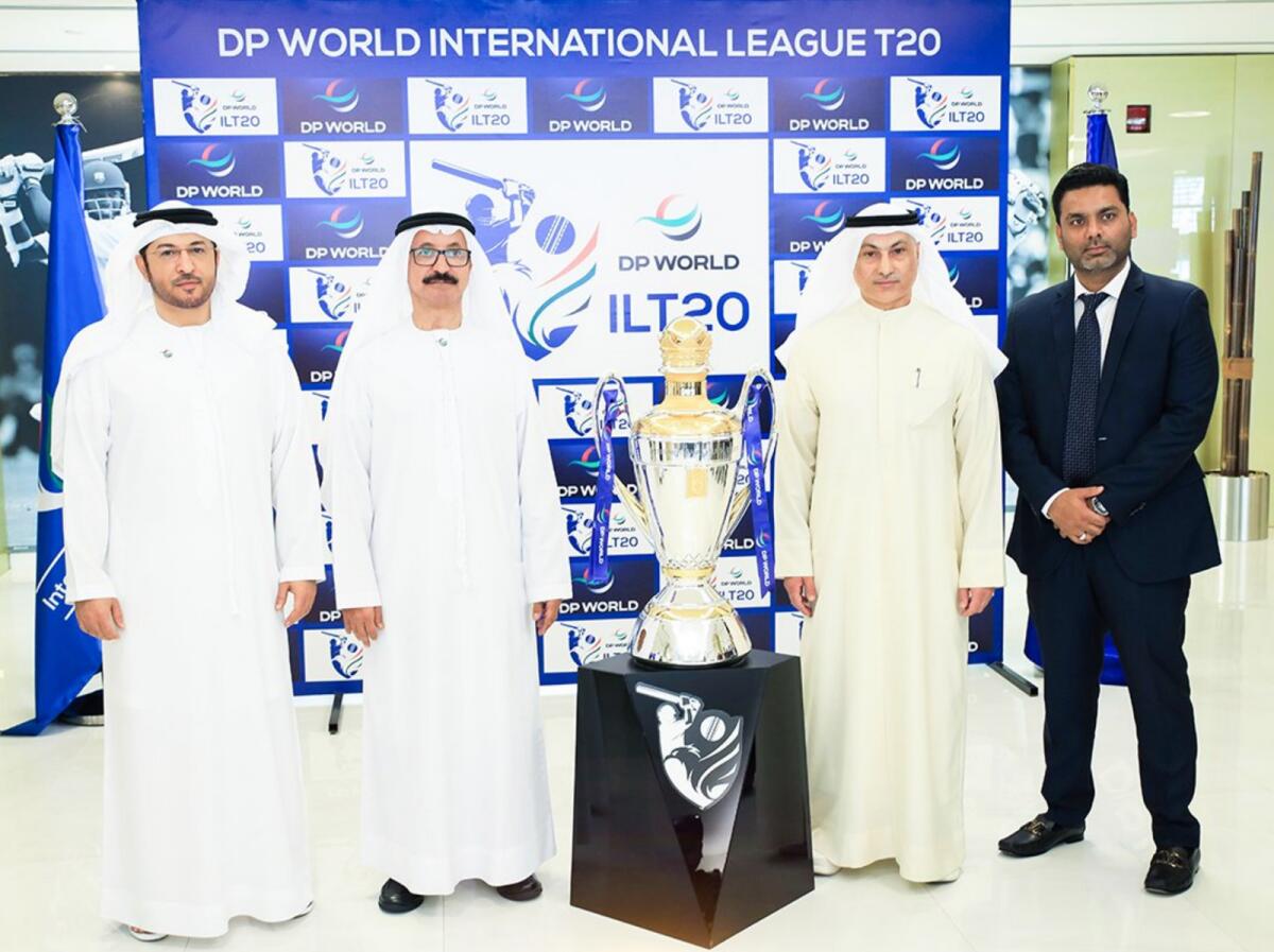 DP World was named the title sponsor of the International League T20. — Twitter