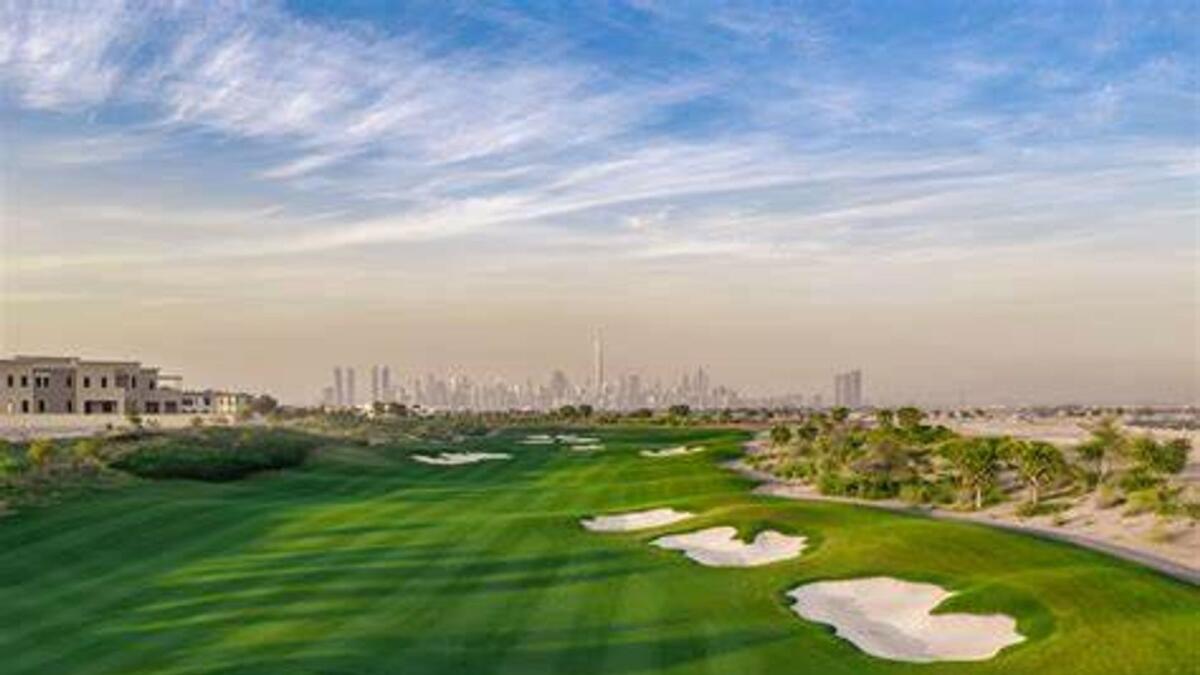 Located within the Dubai Hills Estate, the Dubai Gils Golf Clubs boats an 18-hole championship course designed by European Golf Design. – Supplied photo