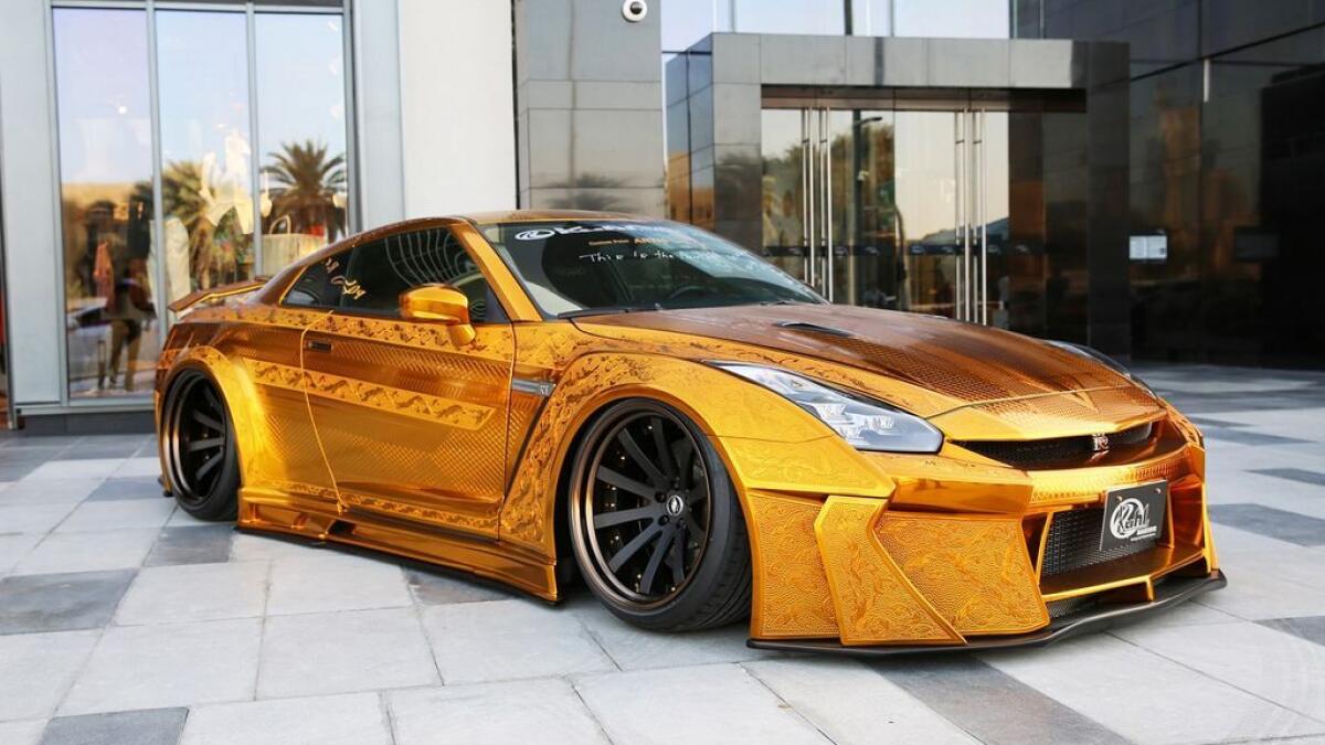 Only in Dubai: A $1 million gold car