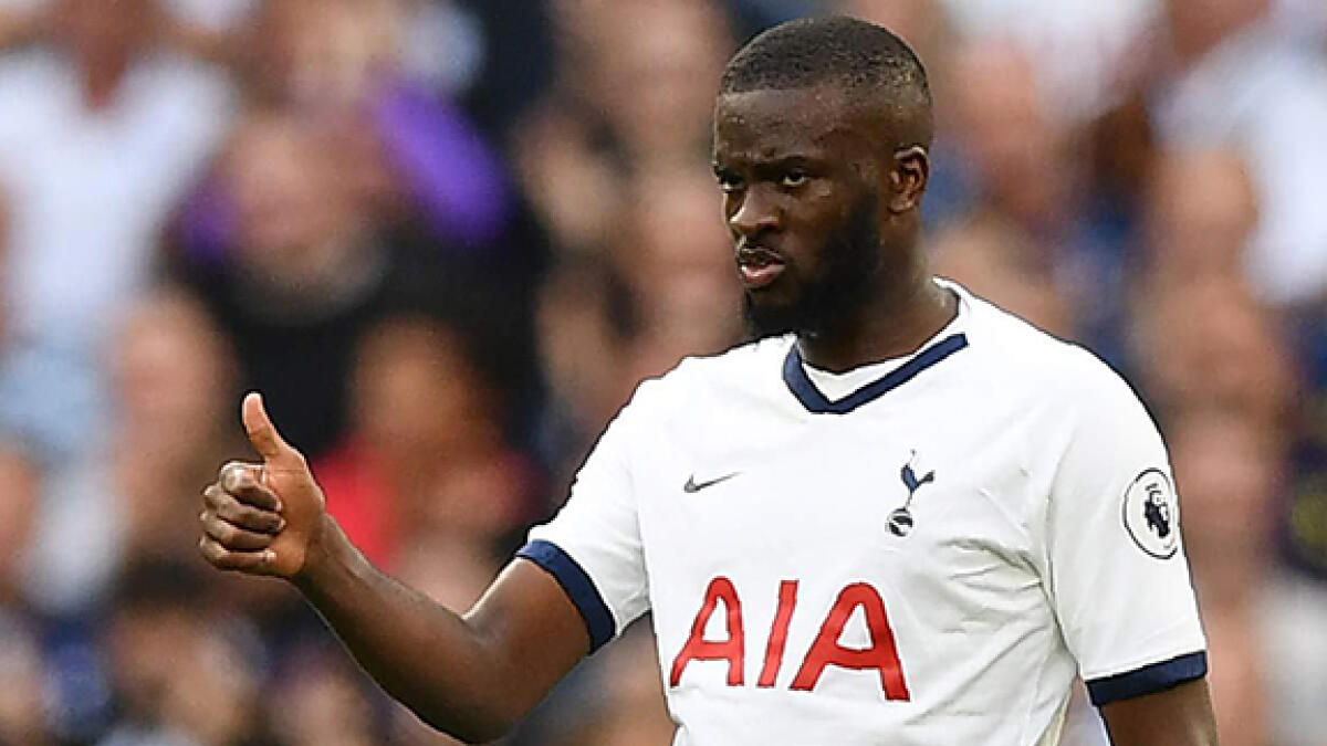 Tottenham Hotspur's Tanguy Ndombele was signed in the close season for a club record 54 million pounds.