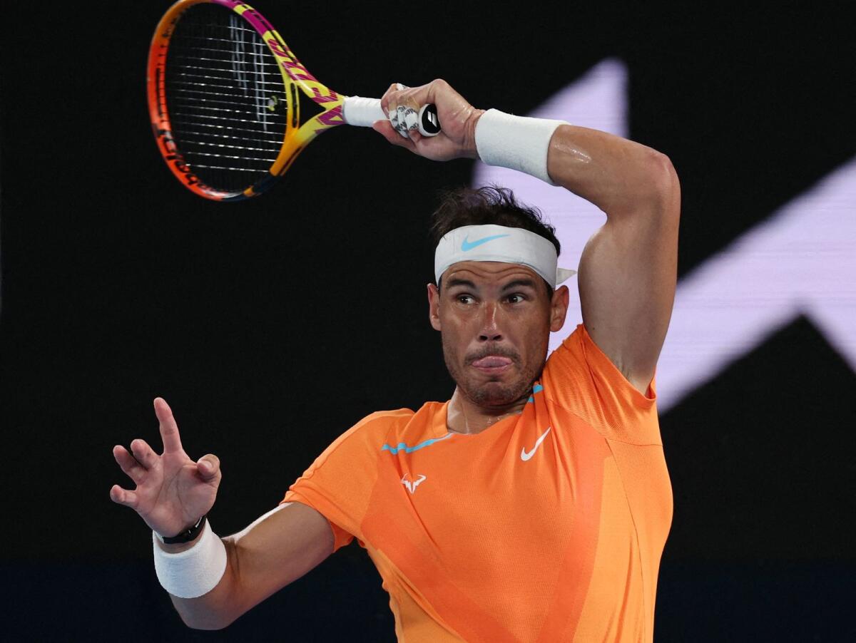 Spain's Rafael Nadal has been out with a hip injury since last January but is set to feature at Brisbane. — Reuters