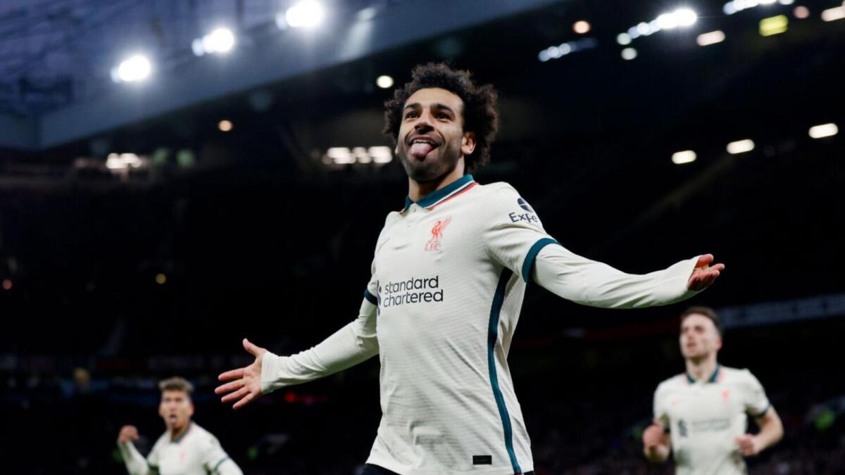 Liverpool's Mohamed Salah. — Reuters