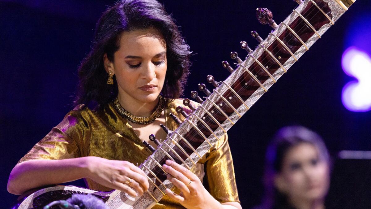 Shankar performed with the all-female Firdaus Orchestra at Expo 2020 Dubai