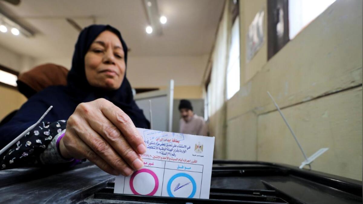 Egypt votes in referendum that could keep Sisi in power until 2030 
