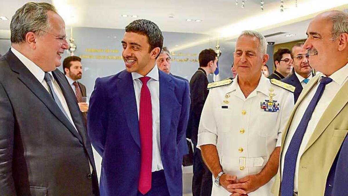 Shaikh Abdullah inaugurates UAE Embassy HQ in Greece