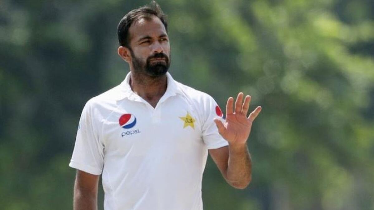 The 34-year-old fast-bowler last made a Test appearance against Australia in October 2018 (Wahab Riaz Twitter handle)