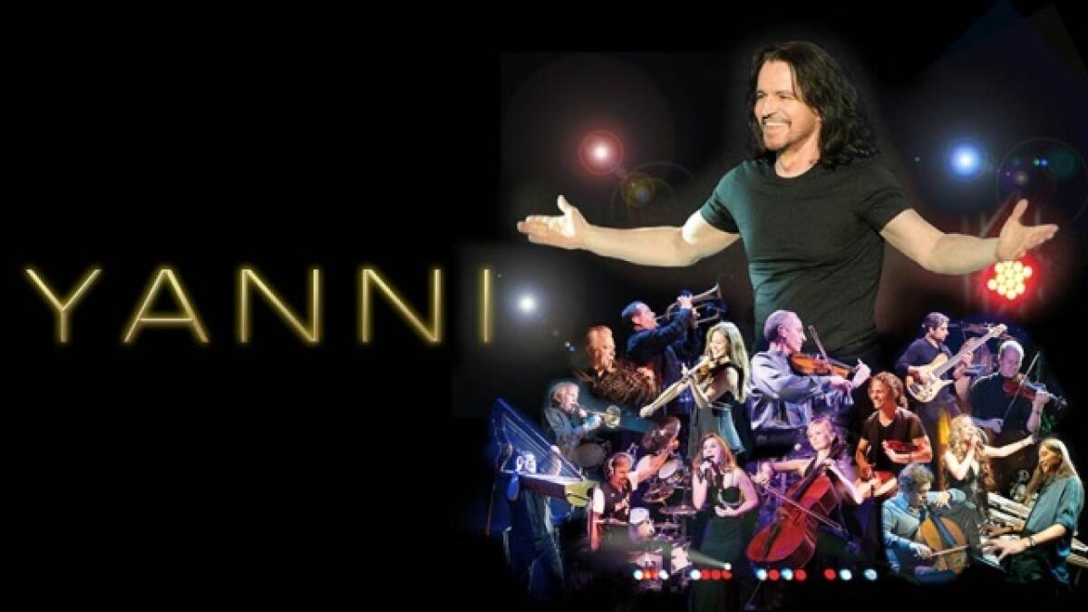 Yanni ready to rock Abu Dhabi with two shows