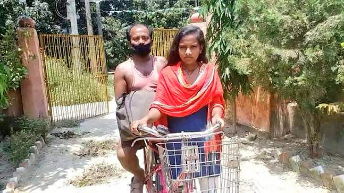 Jyoti Kumari has also been given a brand new bicycle, school uniform and shoes for her higher education. -- Twitter
