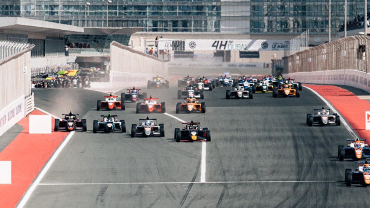 Dubai Autodrome will host 12 international and regional racing competitions in the next six months. - Supplied photo