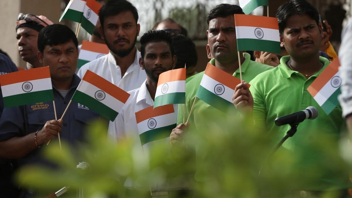 Indian expats marked the 73rd Independence Day with patriotic zeal and fervour across the UAE on Thursday. Photo by Ryan Lim/Khaleej Times
