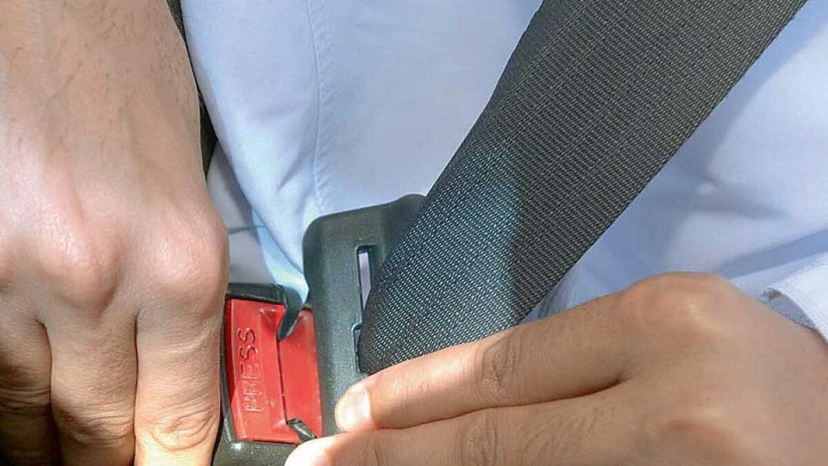 Under the new regulations, passengers failing to wear their seatbelts will receive a fine of Dh400. 