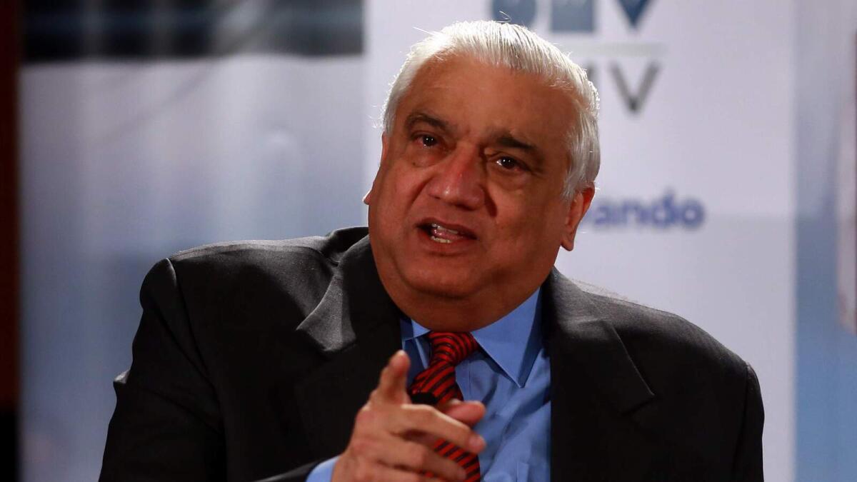 ReportTalmiz Ahmad, India’s former ambassador to the UAE, at the forum.