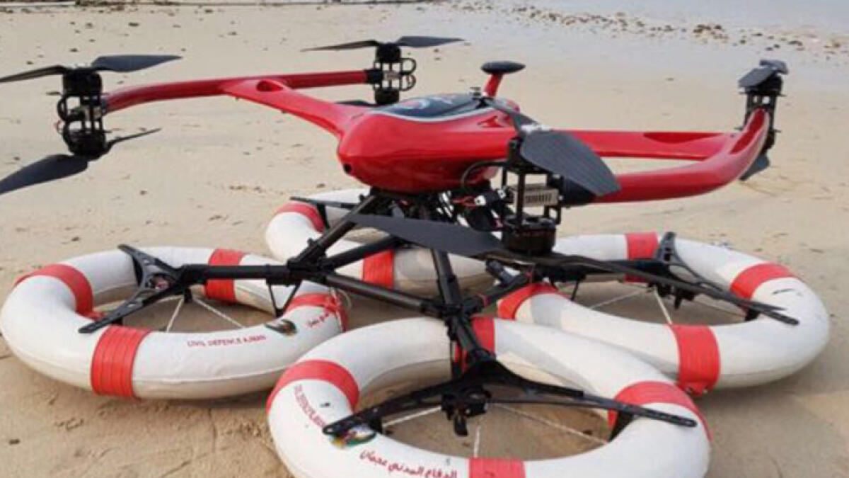Ajman Civil Defence gets 11 drones to avoid fires