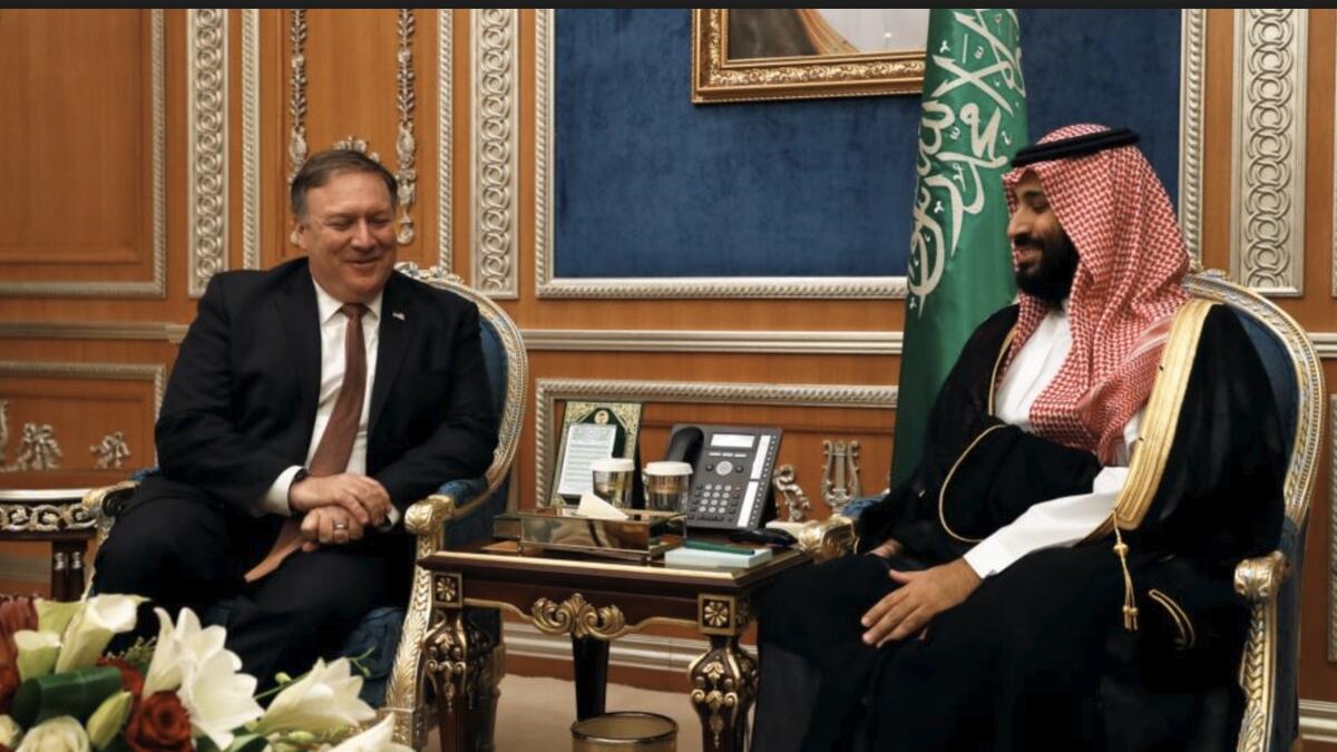 Saudi Crown Prince discusses regional developments with Pompeo 