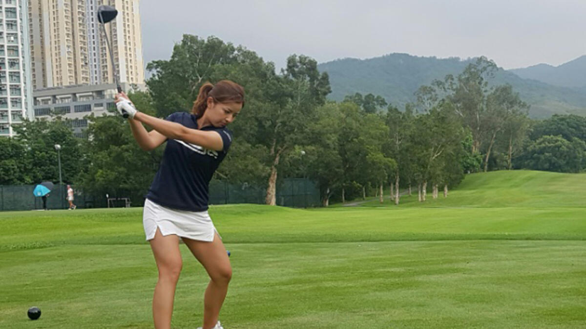 Hong Kong's Tiffany Chan has been using golf's coronavirus hiatus to work on her game. -- AFP