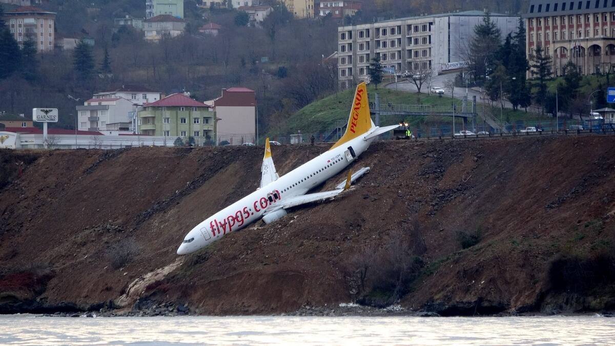 Video: Plane skids off Turkish runway, passengers unhurt 