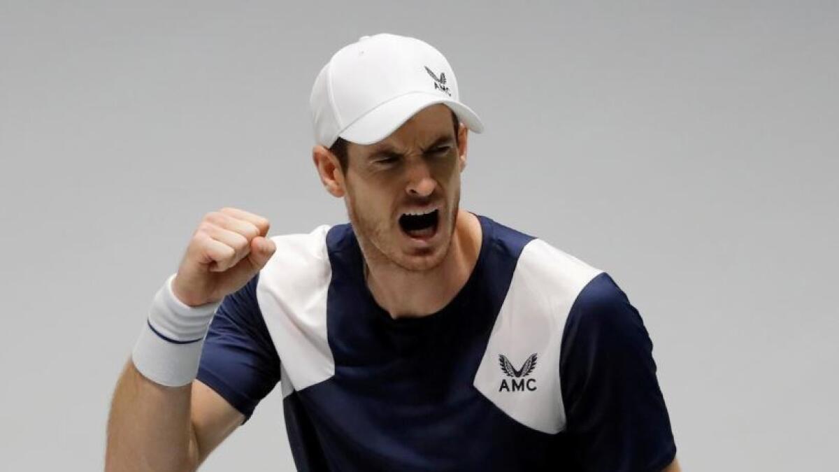 Three-time Grand Slam singles winner Andy Murray