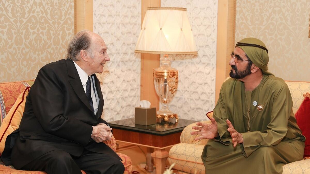 Sheikh Mohammed meets Aga Khan in Dubai