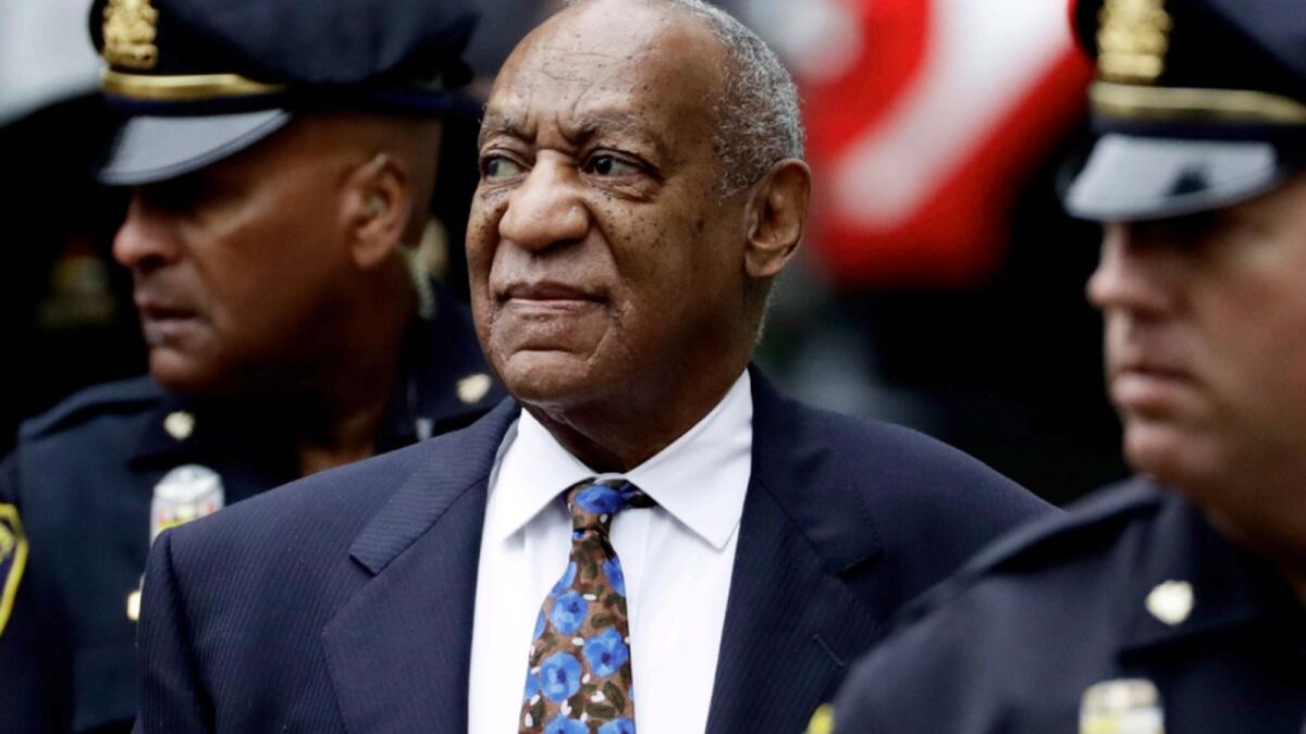 Bill Cosby during his court hearing in 2018. — AP file