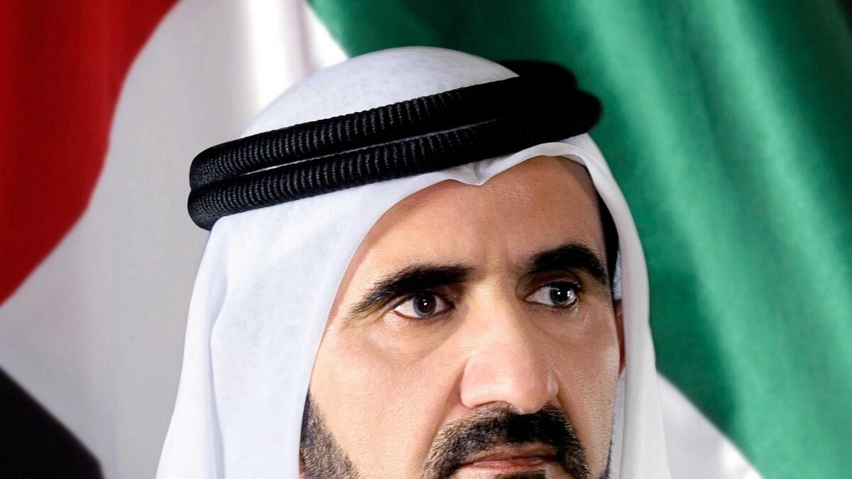 His Highness Sheikh Mohammed bin Rashid Al Maktoum, Vice President and Prime Minister of UAE and Ruler of Dubai.- Wam
