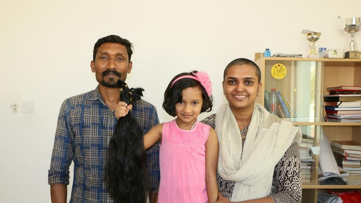 Abu Dhabi women donate hair to make wigs for cancer patients 