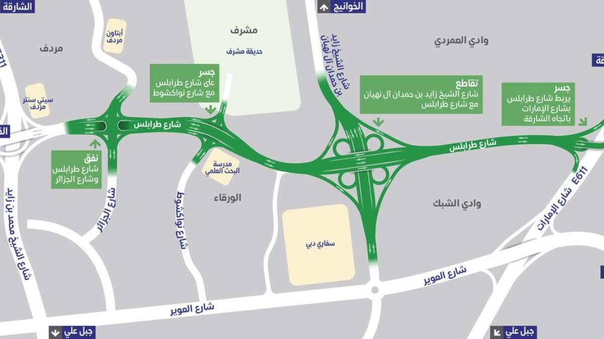 Video: New Dubai road to ease traffic flow 
