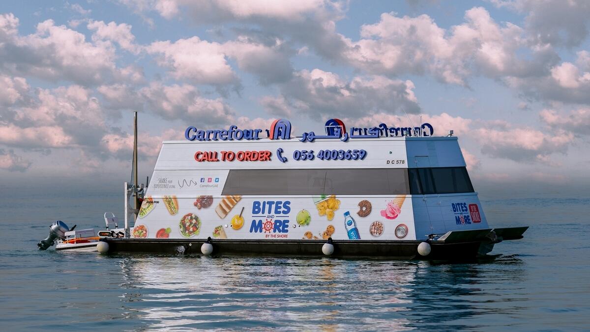Carrefour launches worlds first sail thru supermarket