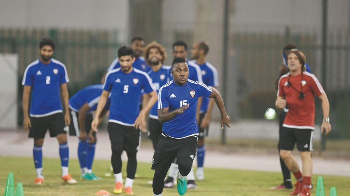 Football: UAE eye Saudi challenge