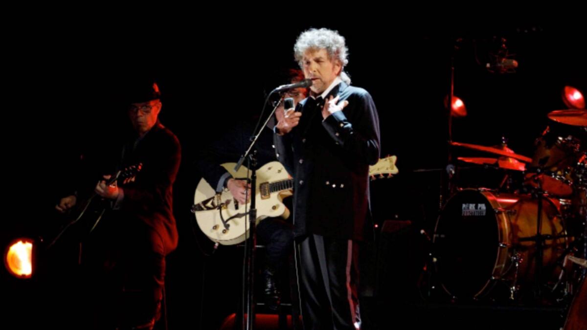 Bob Dylan. — AFP file
