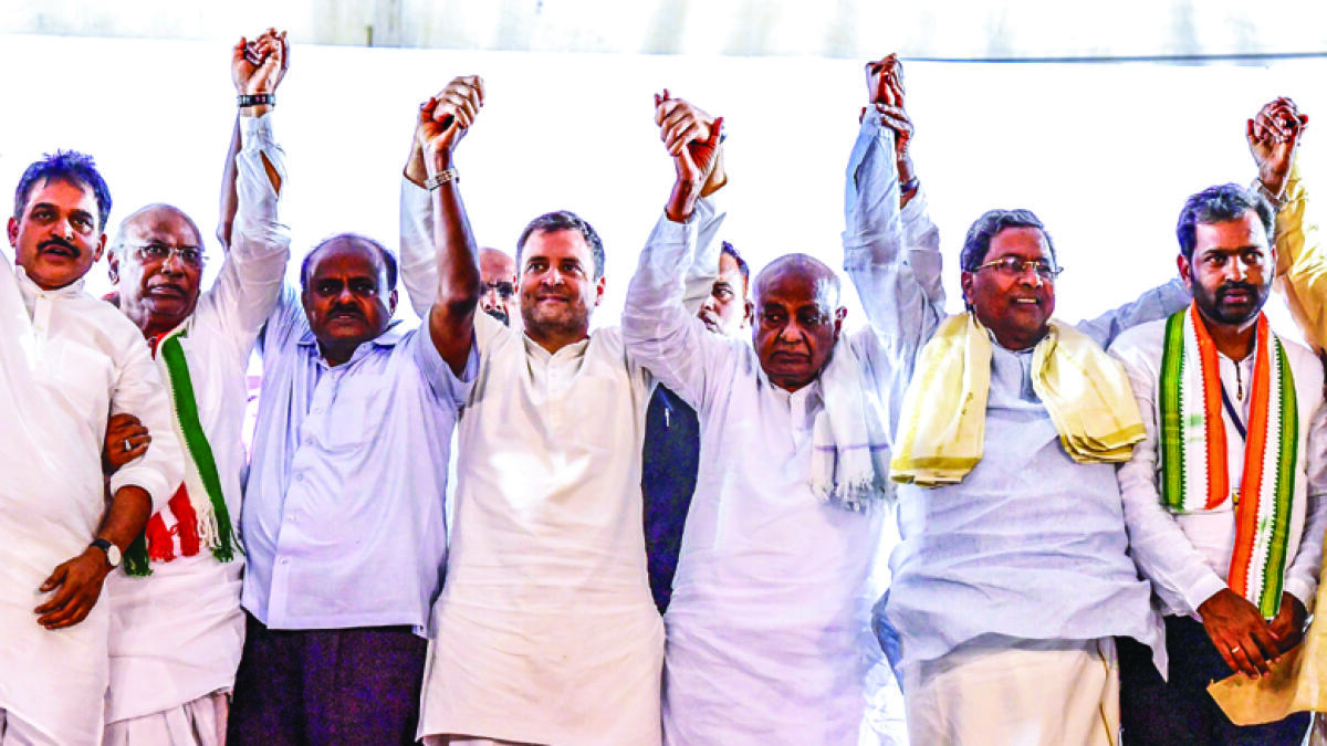 It is all in the family for Deve Gowda