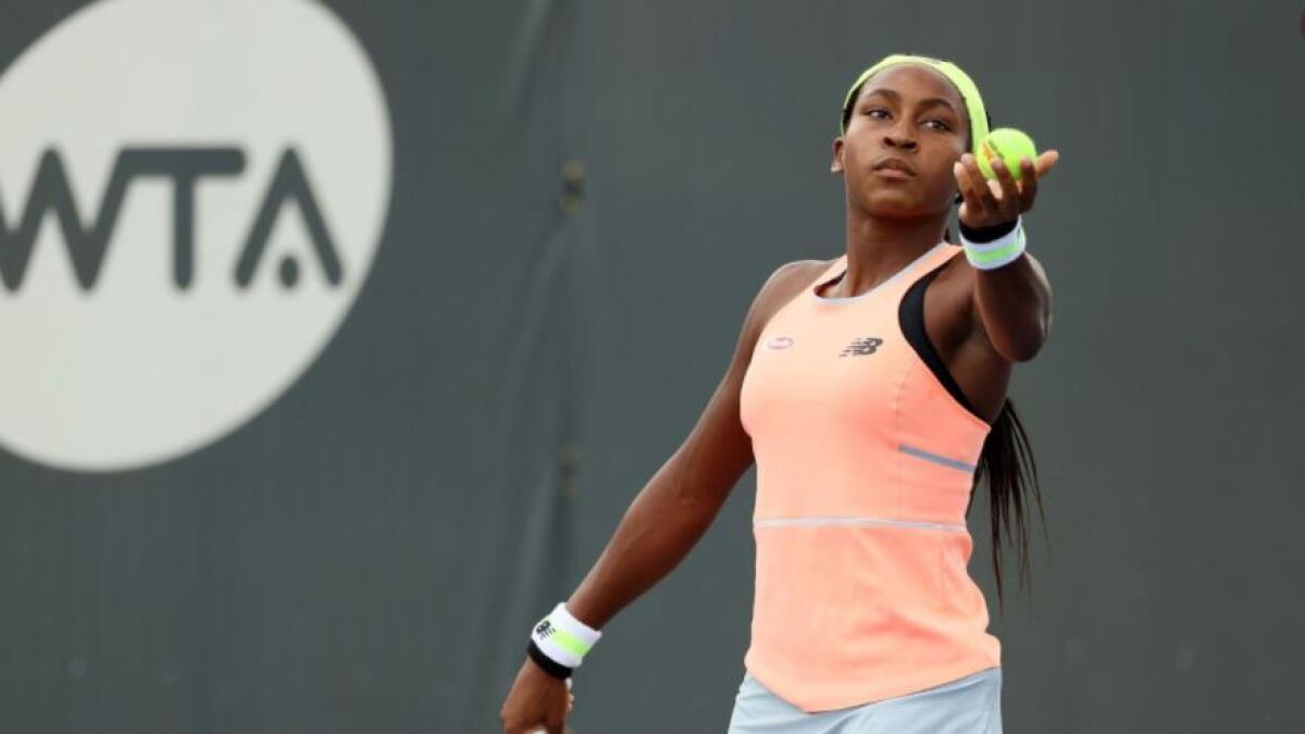 Gauff defeated Sabalenka 7-6(4), 2-6, 6-4 in a match that lasted two hours and 48 minutes on Center Court on Wednesday. (WTA Twitter)